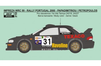 Transkit – Subaru Impreza WRC 99 - Rally Portugal 2000